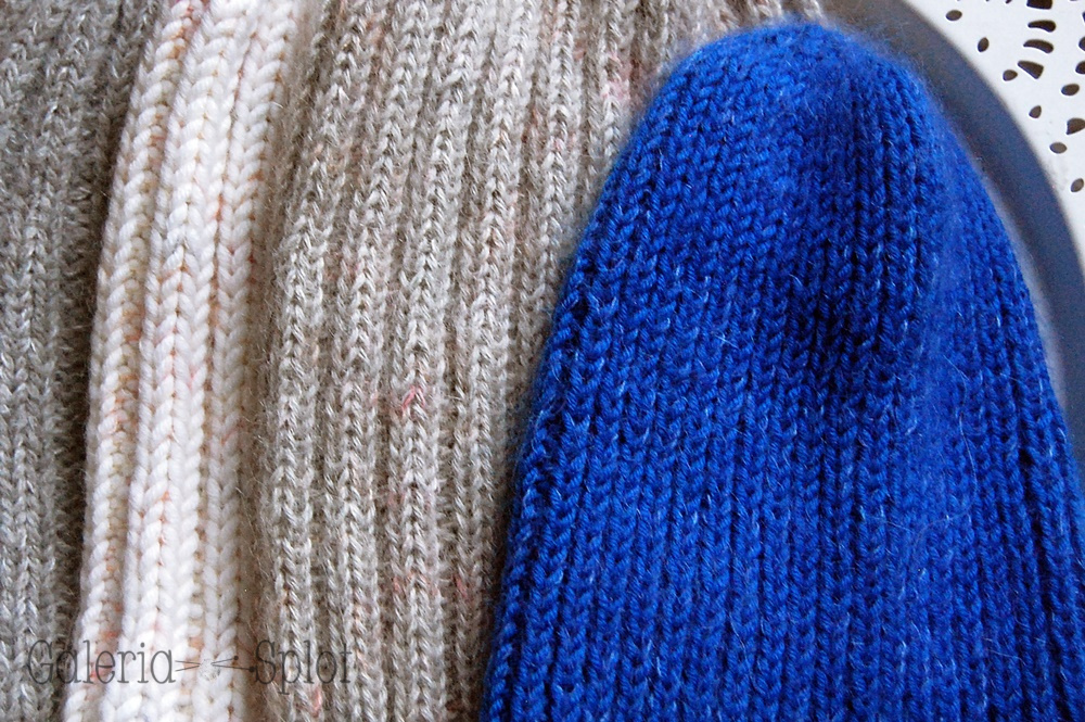 czapka merino z moherem - niebieski czapka merino z moherem - niebieski