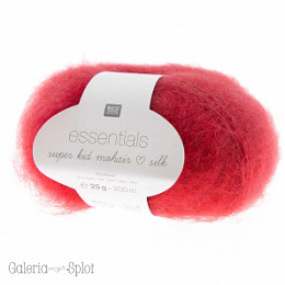 Essentials super kid mohair loves silk - 039 wiśniowy