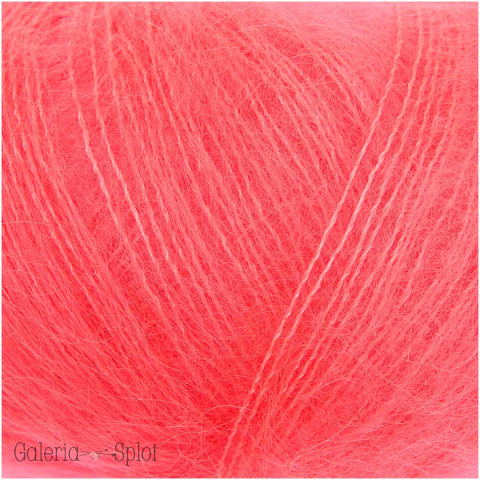 essentials super kid mohair loves silk - 064 neonowy czerwony