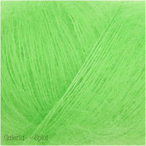essentials super kid mohair loves silk - 067 neonowy zieleń