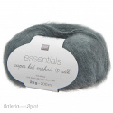 Essentials super kid mohair loves silk - 54 melanż przygaszona zieleń