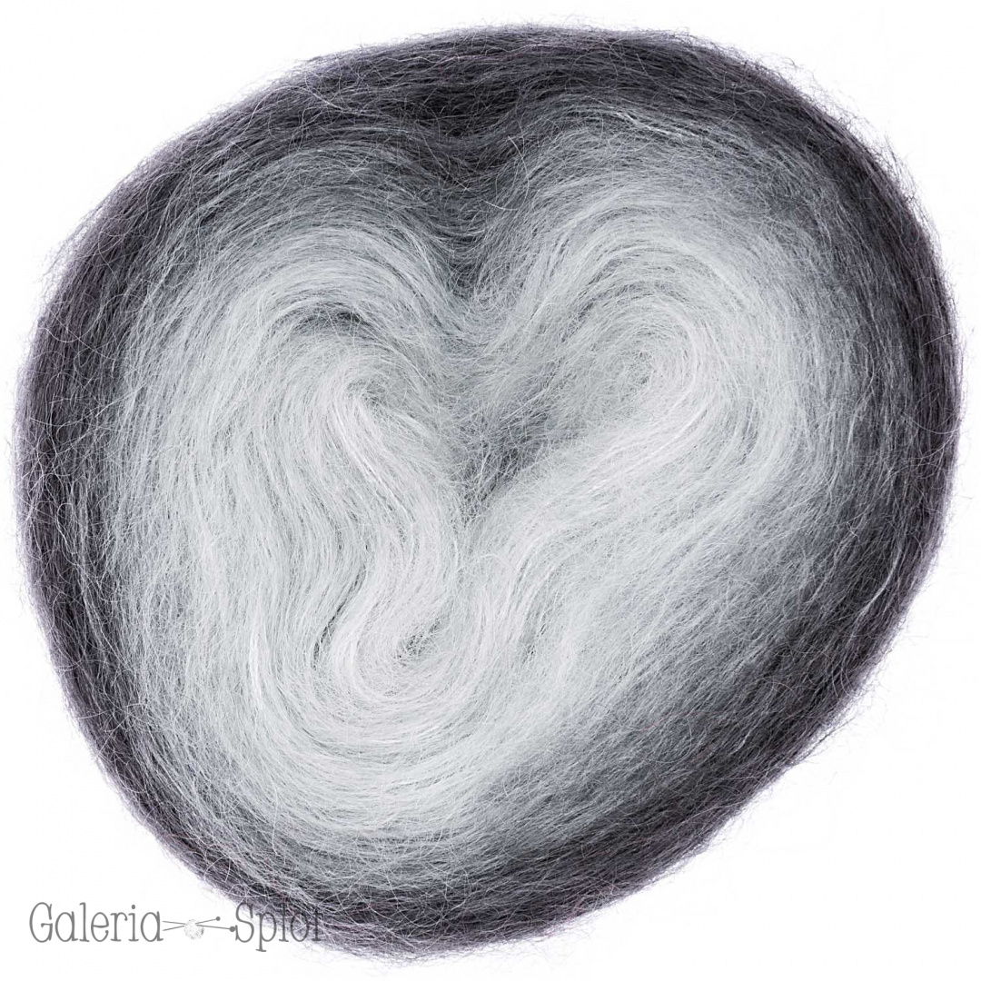 essentials super kid mohair silk Colourlove - 001 odcienie szary, czarny essentials super kid mohair silk Colourlove - 001 odcienie szary, czarny