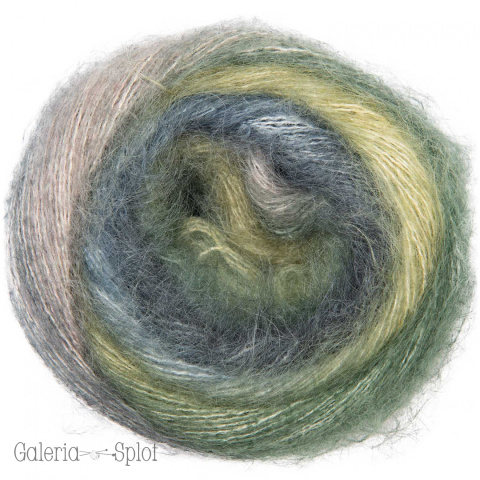 essentials super kid mohair silk Print forest 10 odcienie zieleni essentials super kid mohair silk Print forest 10 odcienie zieleni