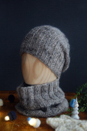 komin pojedynczy - brąz tweed komin pojedynczy - brąz tweed