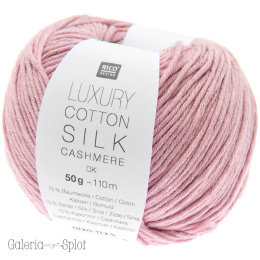 luxury cotton silk cashmere dk 003 róż