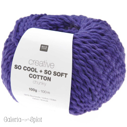 so cool + so soft cotton chunky 028 marynarski granat