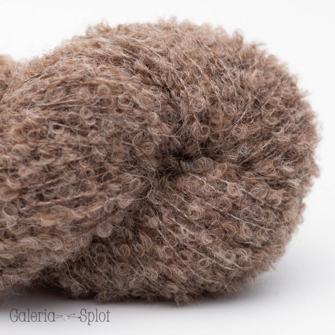 Alpaca Bouclé -0091 mid brown Alpaca Bouclé -0091 mid brown
