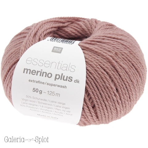 Essentials Merino Plus dk- 024 jasny róż