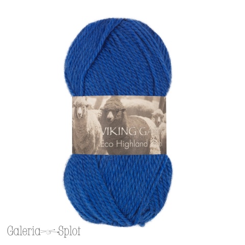 Highland Eco Wool - 224 ciemny niebieski