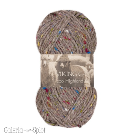 Highland Eco Wool - 274 tweed brąz