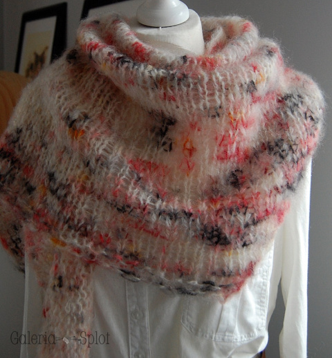 chusta moherowa fluffy chusta moherowa fluffy