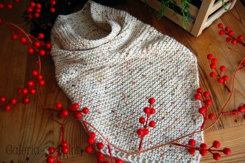 komin w beżu tweed