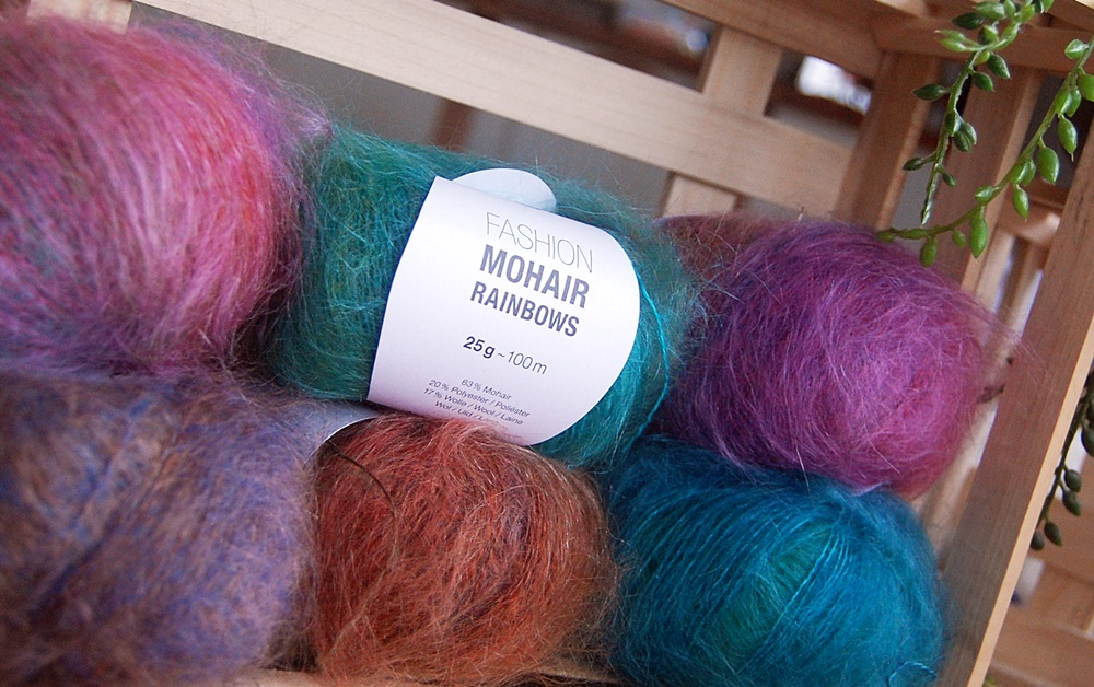 Fashion Mohair Rainbows